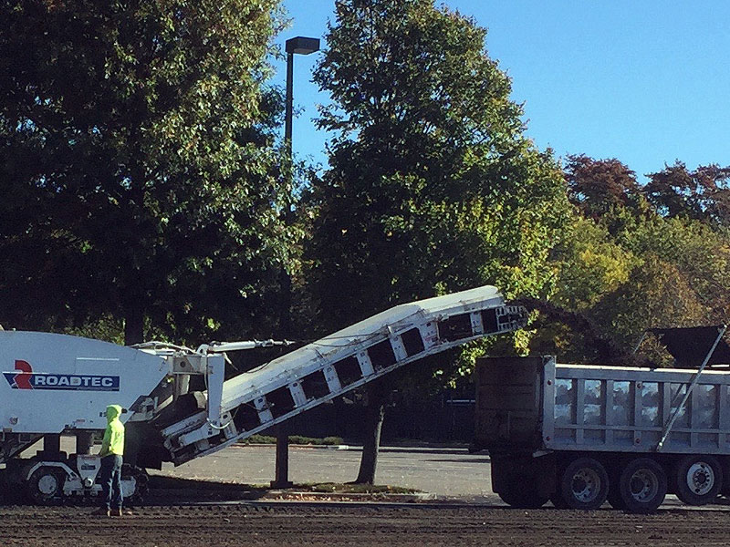 pavement milling and reclaiming